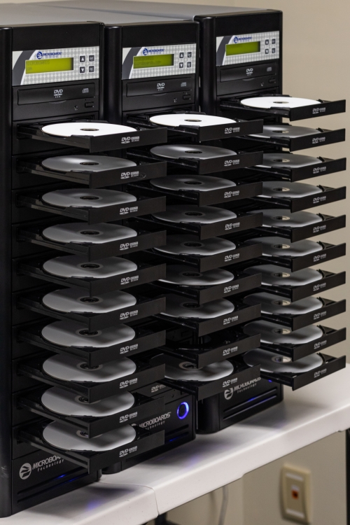 AMS offers DVD Duplication for the Milwaukee Area DVD Duplication Machines in Milwaukee